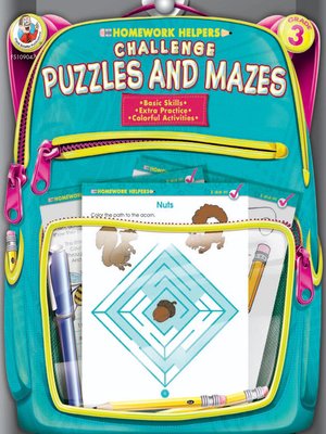 cover image of Challenge Puzzles and Mazes, Grade 3